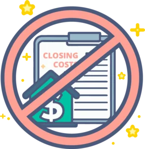 8icons-(2)_0012_Layer-14 The picture shows a crossed out contract with the inscription Closing cost