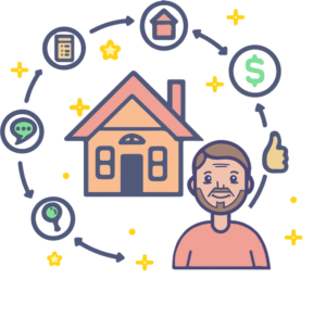 easy sale An icon symbolizing an easy and streamlined home selling process.