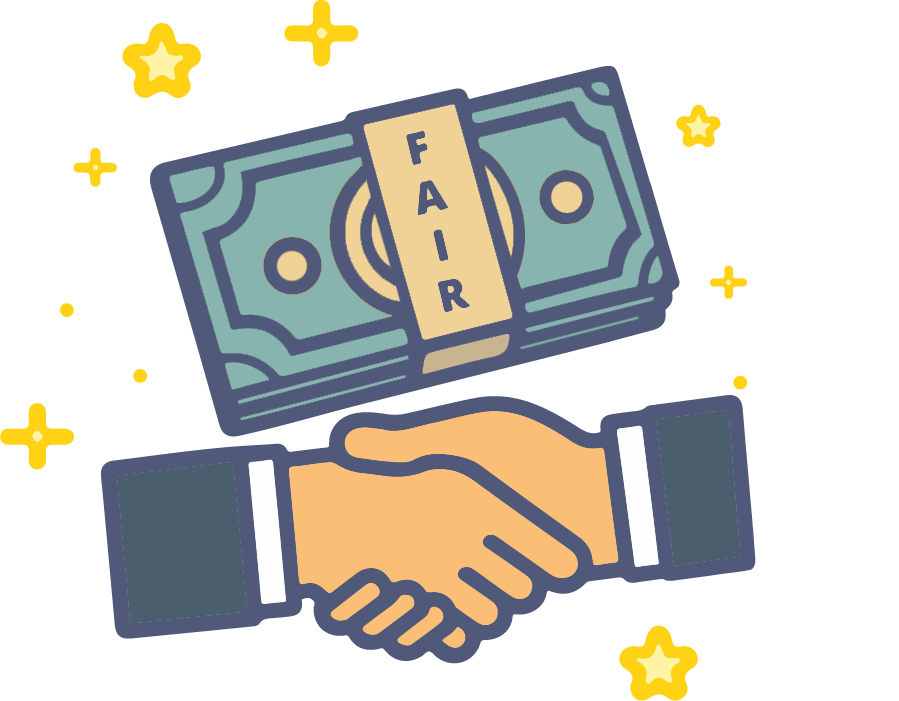 fair cash Hand holding cash, symbolizing a fair cash offer for selling a house.